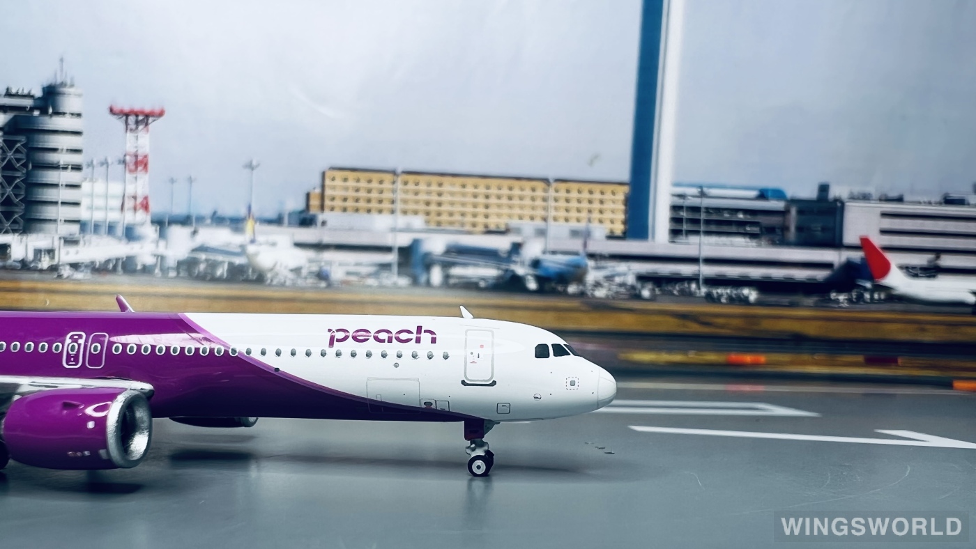 Phoenix 1:400 PH04431 Peach Aviation 乐桃航空 Airbus A321neo JA901P