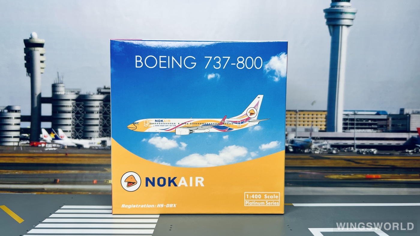 Phoenix 1:400 PH11721 Nok Air 皇雀航空 Boeing 737-800 HS-DBX