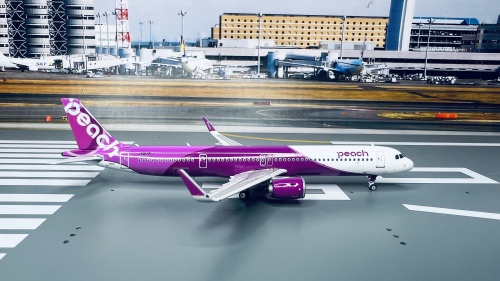 Ph peach AIRBUS A321neo JA901P 1/400 新品 Amazon | Phoenix 1/400 完成品 Peach For Airbus A321neo