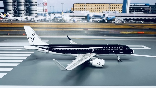 スターフライヤー A320｜Phoenix 1/400 1/400 A320-214 スターフライヤー JA26MC [04430] フェニックス