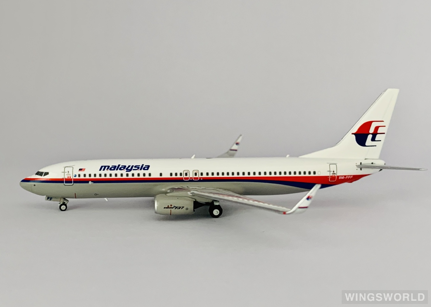 NGmodels 1:400 NG58055 Malaysia Airlines 马来西亚航空 Boeing 737-800 9M-FFF