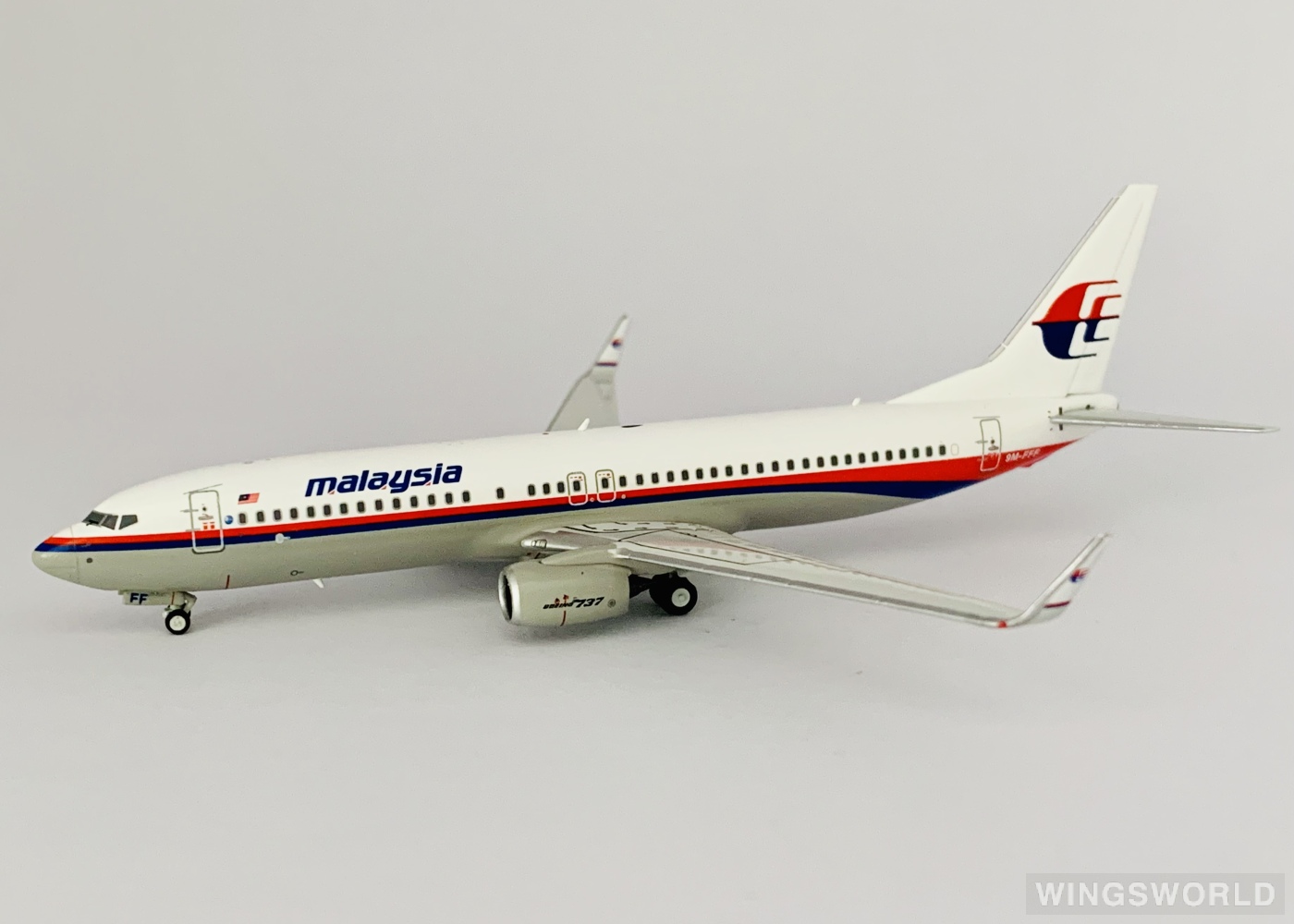 NGmodels 1:400 NG58055 Malaysia Airlines 马来西亚航空 Boeing 737-800 9M-FFF