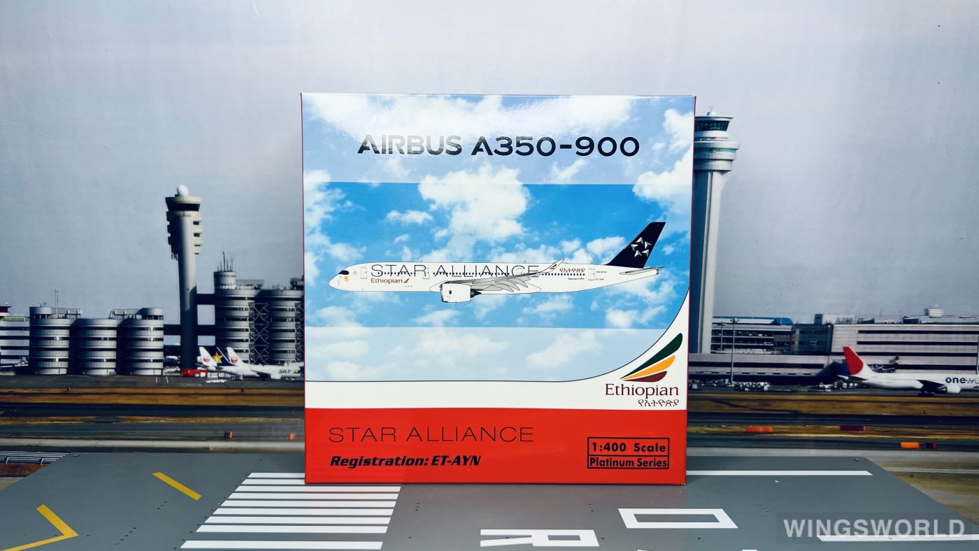 Phoenix 1:400 PH11725 Ethiopian Airlines 埃塞俄比亚航空 Airbus A350-900 ET-AYN