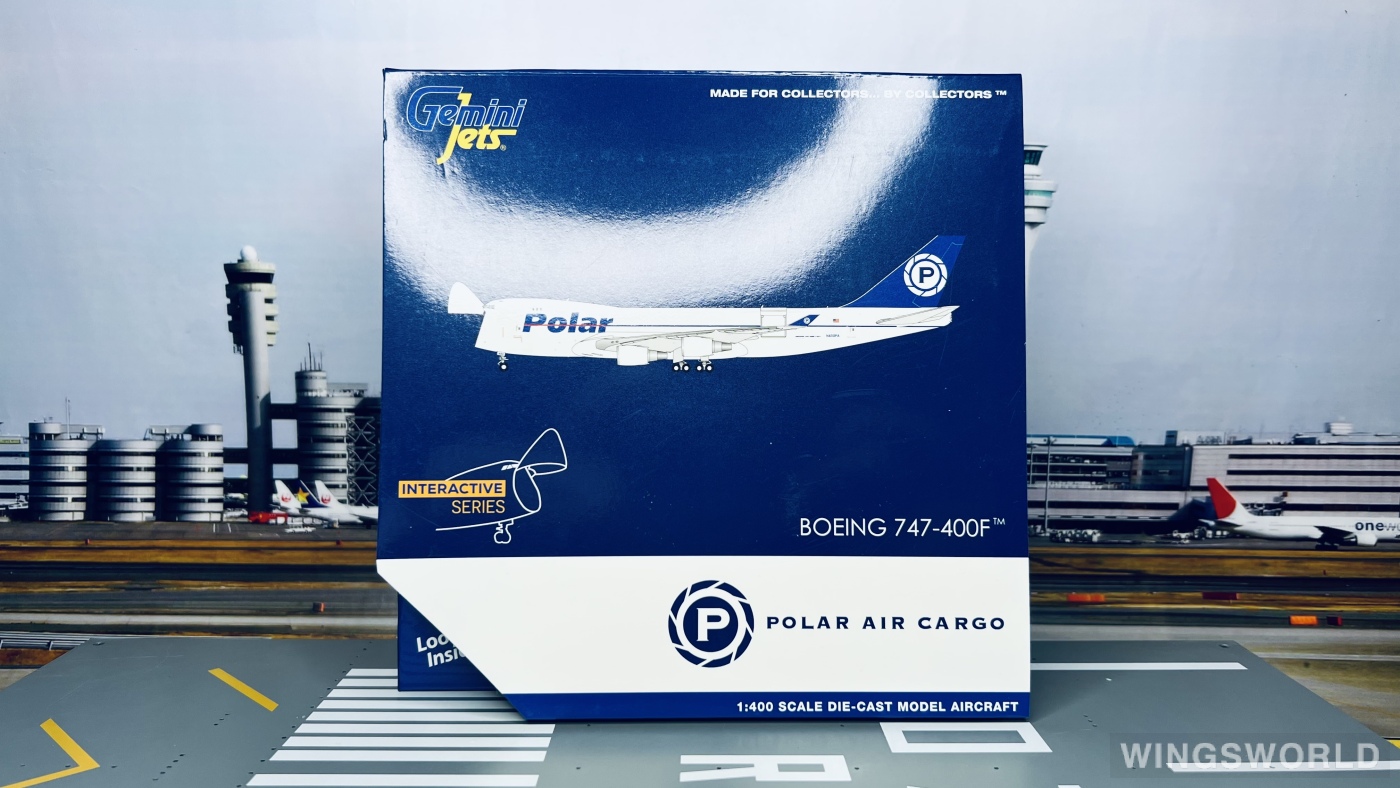 Geminijets 1:400 GJPAC2013 Polar Air Cargo 博立货运航空 Boeing 747-400 N450PA