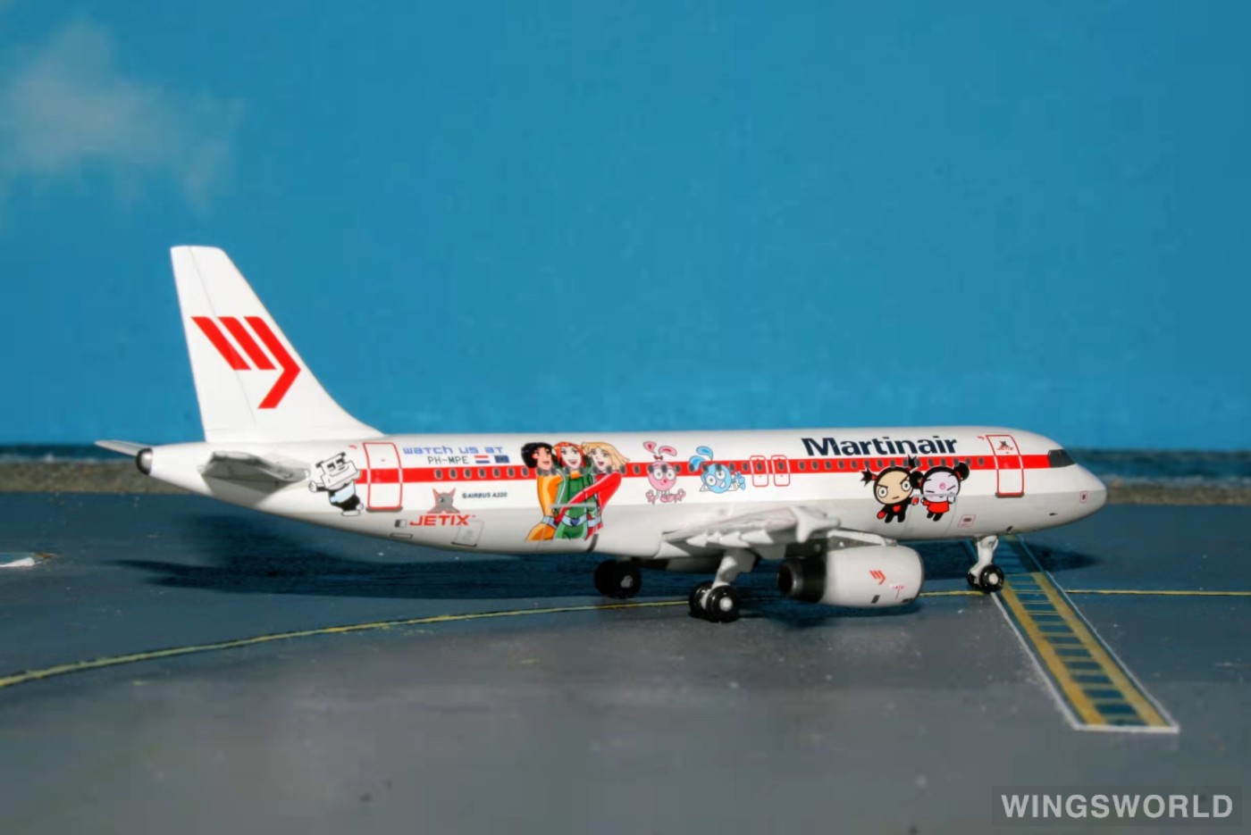 Phoenix 1:400 PH10174 Martinair 马丁航空 Airbus A320 PH-MPE