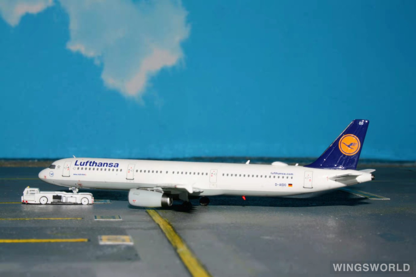 HYJLwings 1:400 HYJL81051 Lufthansa 汉莎航空 Airbus A321 D-AIDO