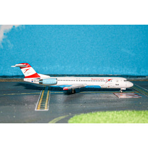 Austrian Airlines 奥地利航空 Fokker 100 OE-LVE  GJAUA1740 Geminijets 1:400