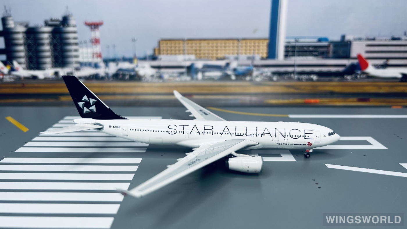 Phoenix 1:400 PH10896 Air China 中国国际航空 Airbus A330-200 B-6091