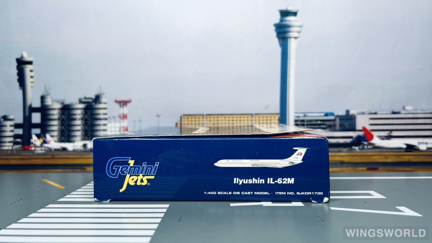 Geminijets 1:400 GJKOR1730 Air Koryo 朝鲜高丽航空 Ilyushin Il-62 P-885