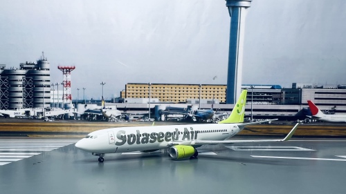 Hogan 1:400 Boeing 737-800 Solaseed Air 亚洲天网航空WA24001