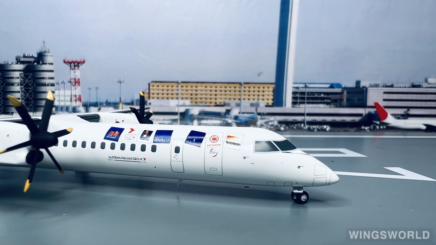 JC Wings 1:200 XX2587 Austrian Airlines 奥地利航空 Bombardier Dash 8-400 OE-LGC