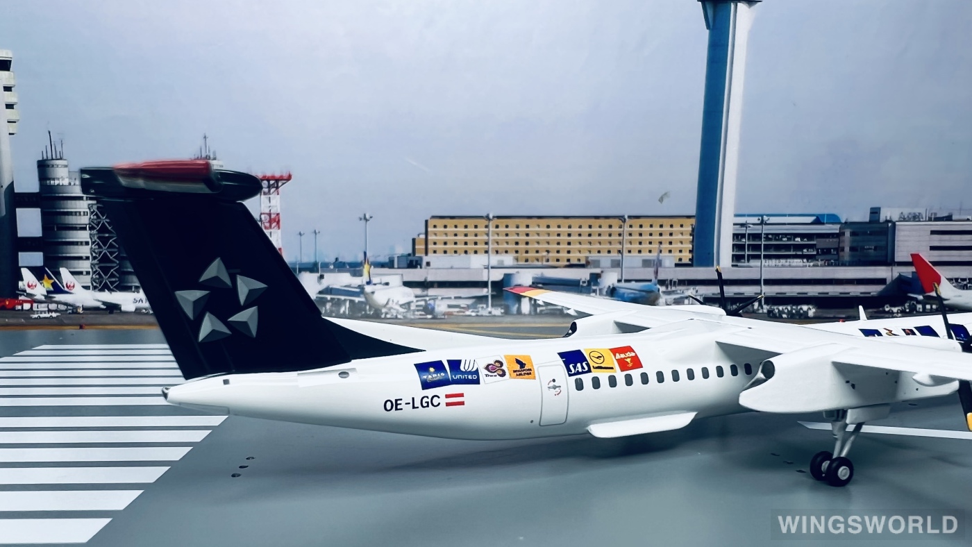JC Wings 1:200 XX2587 Austrian Airlines 奥地利航空 Bombardier Dash 8-400 OE-LGC