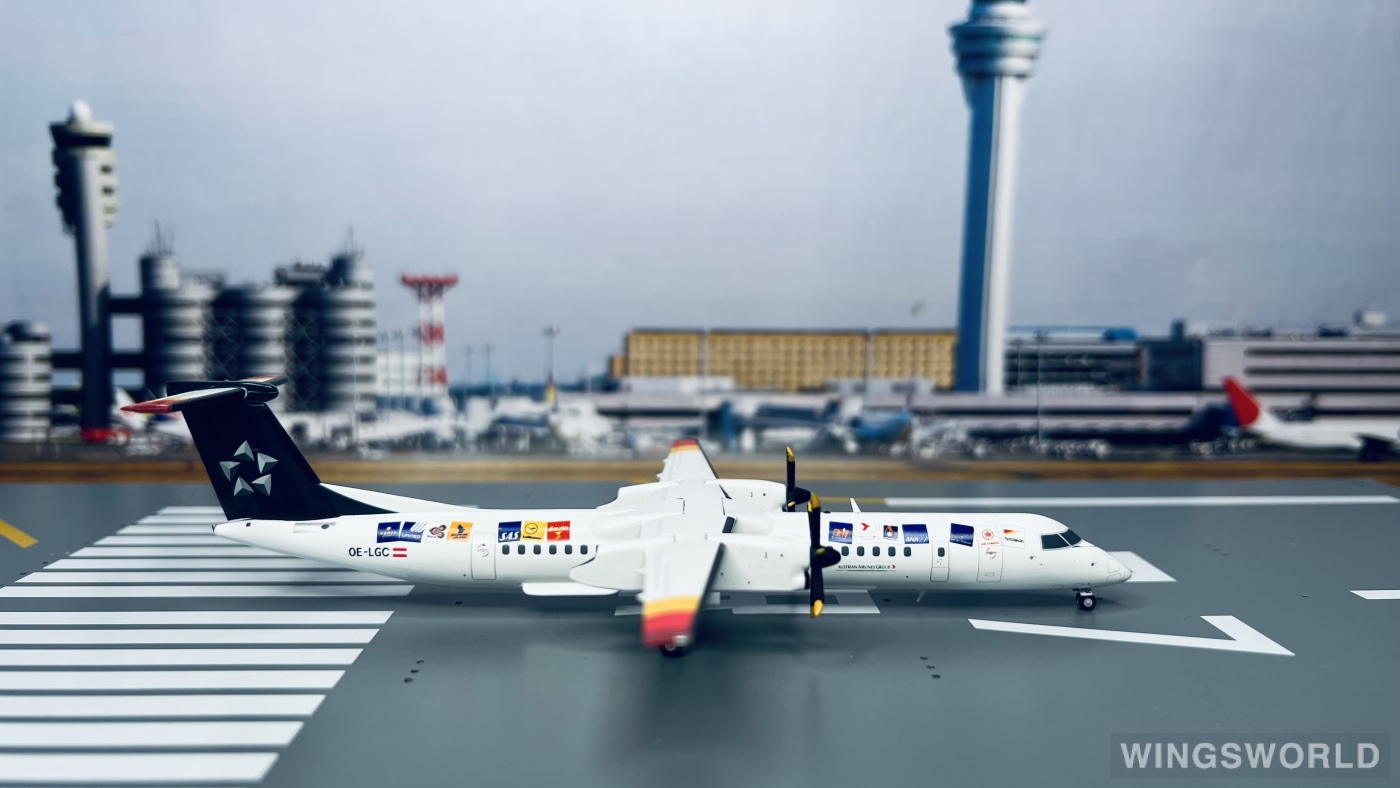 JC Wings 1:200 XX2587 Austrian Airlines 奥地利航空 Bombardier Dash 8-400 OE-LGC
