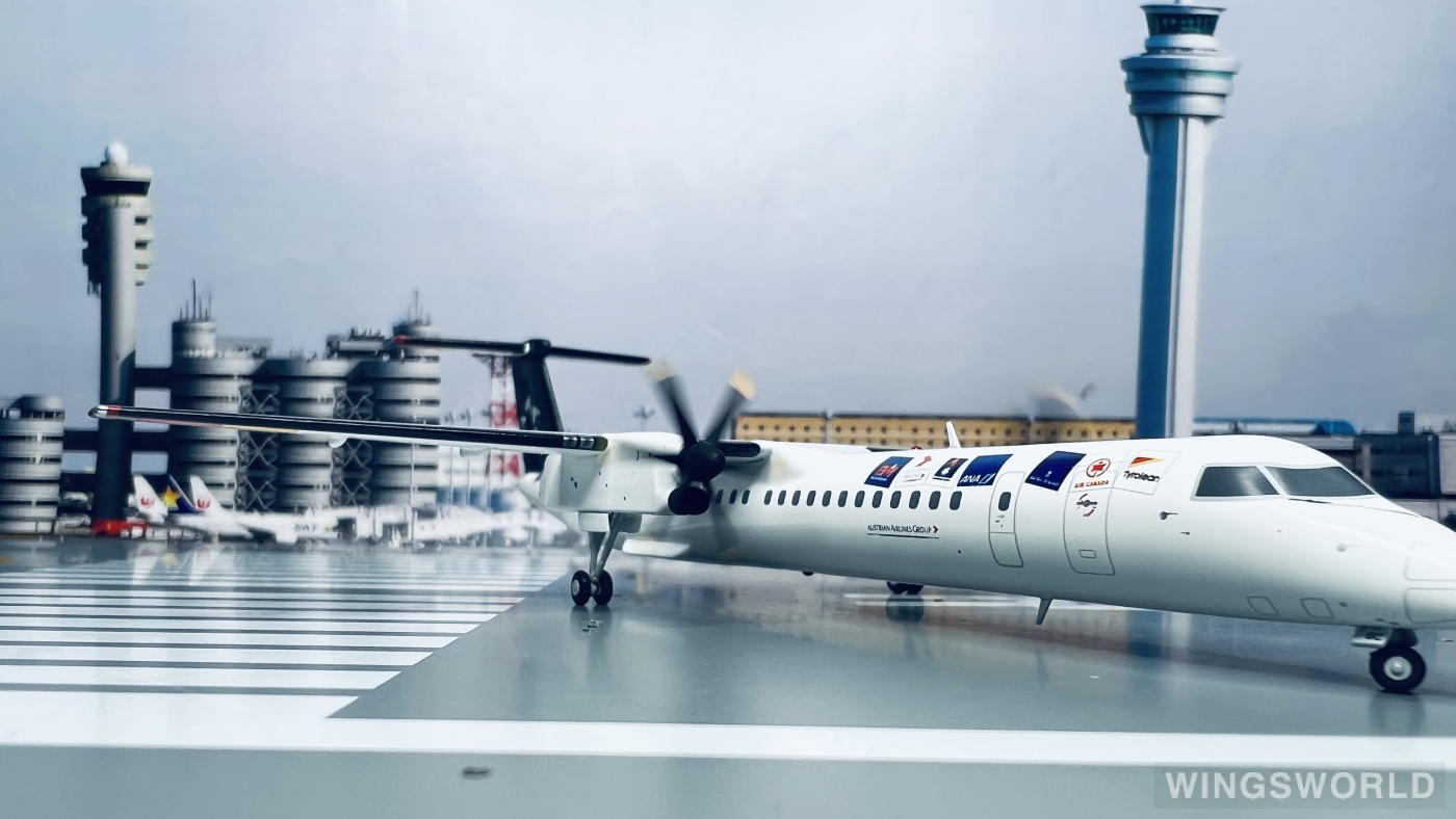 JC Wings 1:200 XX2587 Austrian Airlines 奥地利航空 Bombardier Dash 8-400 OE-LGC