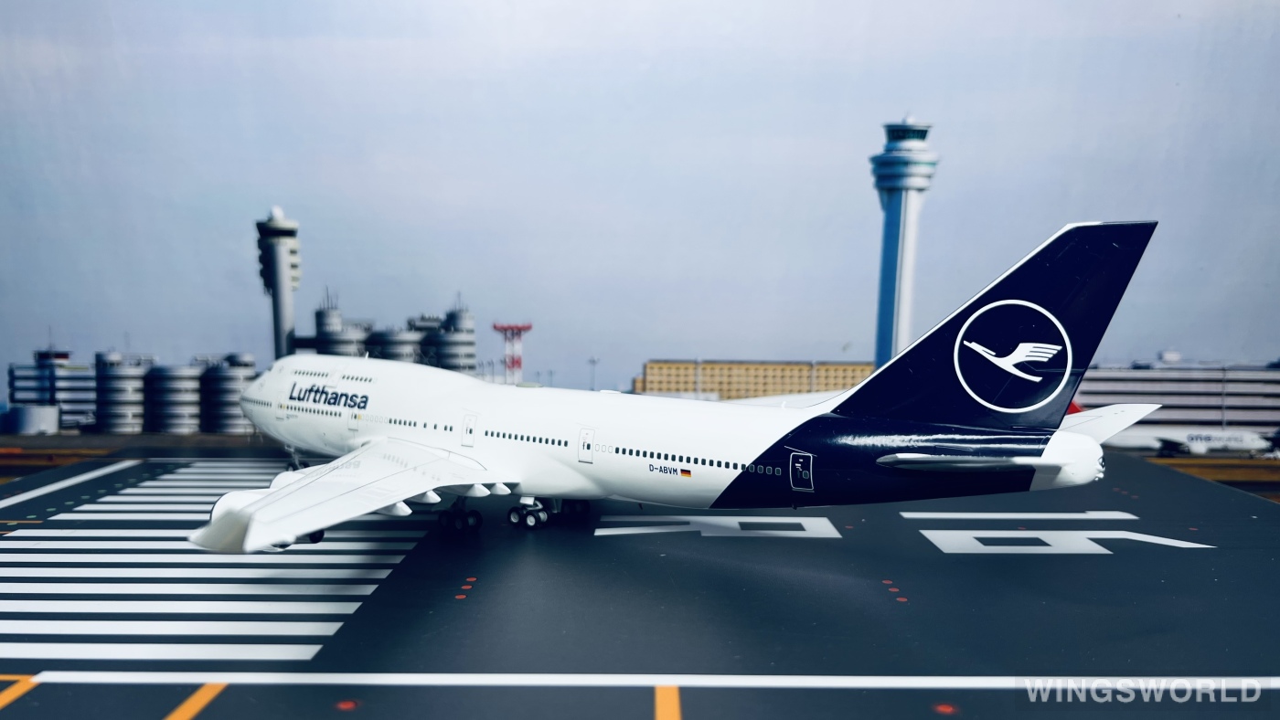 Herpa 1:200 559485 Lufthansa 汉莎航空 Boeing 747-400 D-ABVM