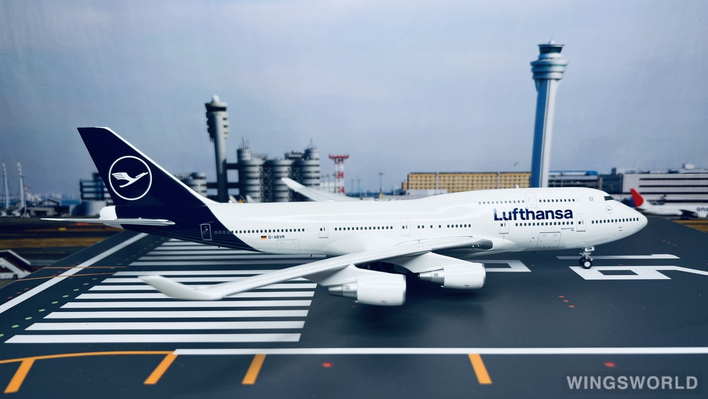 Herpa 1:200 559485 Lufthansa 汉莎航空 Boeing 747-400 D-ABVM