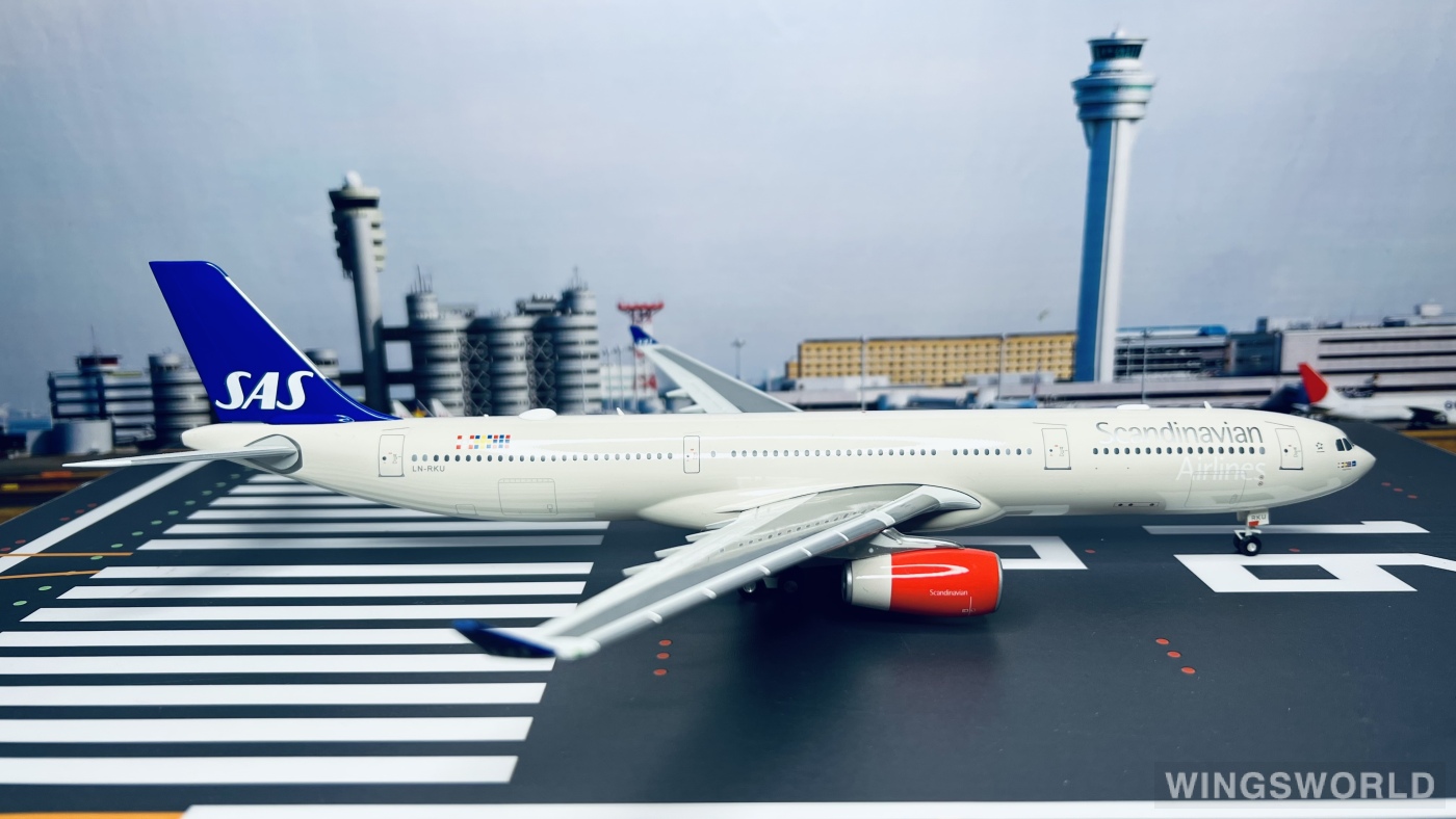 Herpa 1:200 558303 SAS 北欧航空 Airbus A330-300 LN-RKU