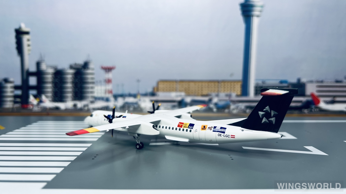 JC Wings 1:200 XX2587 Austrian Airlines 奥地利航空 Bombardier Dash 8-400 OE-LGC