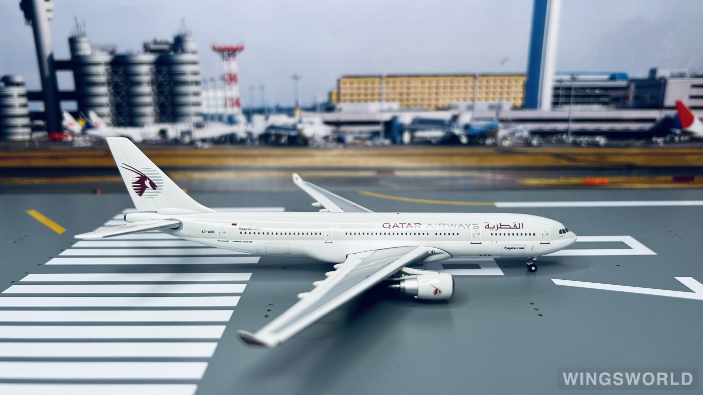 Geminijets 1:400 GJQTR418 Qatar 卡塔尔航空 Airbus A330-200 A7-ACB