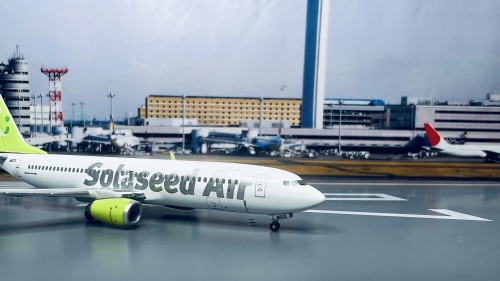 Hogan 1:400 Boeing 737-800 Solaseed Air 亚洲天网航空WA24001