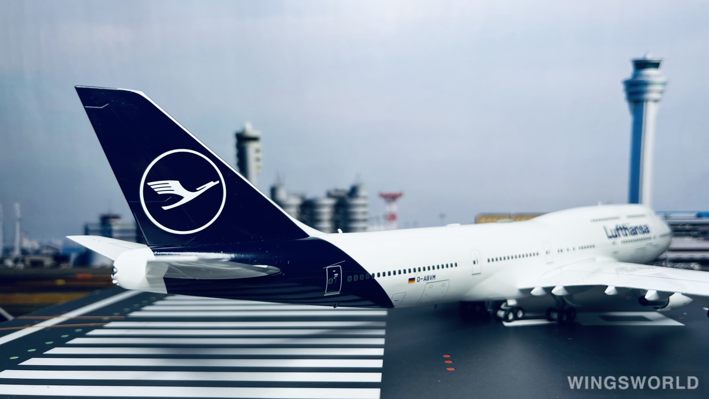 Herpa 1:200 559485 Lufthansa 汉莎航空 Boeing 747-400 D-ABVM