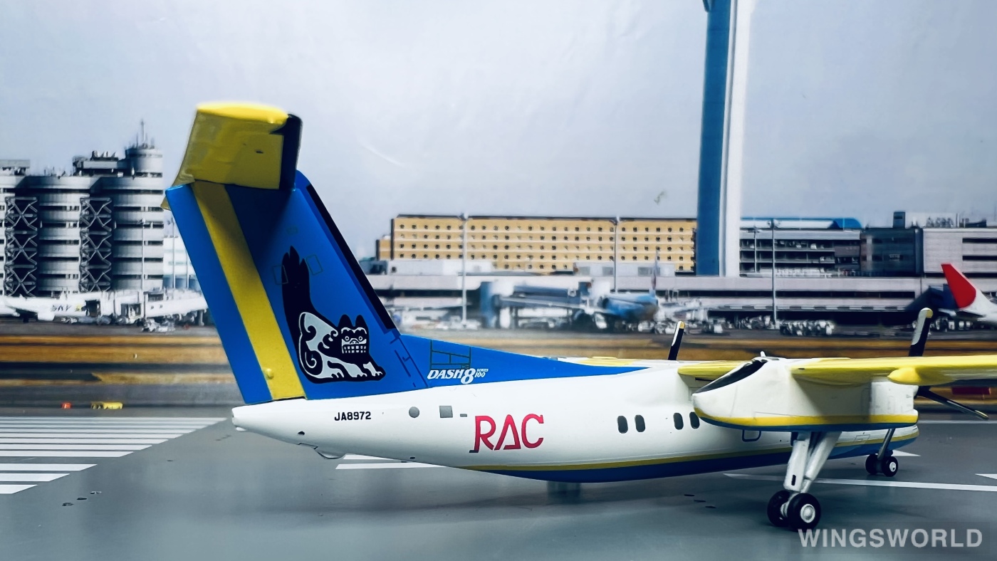 JC Wings 1:200 Dach-8 琉球エアーコミューター JA8972 JC Wings 1:200 Bombardier Dash 8-100 Ryukyu Air Commuter