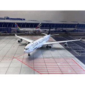 Lufthansa 汉莎航空 Airbus A340-300 D-AIGN STAR ALLIANCE 星空联盟 EW4343001 JC Wings 1:400