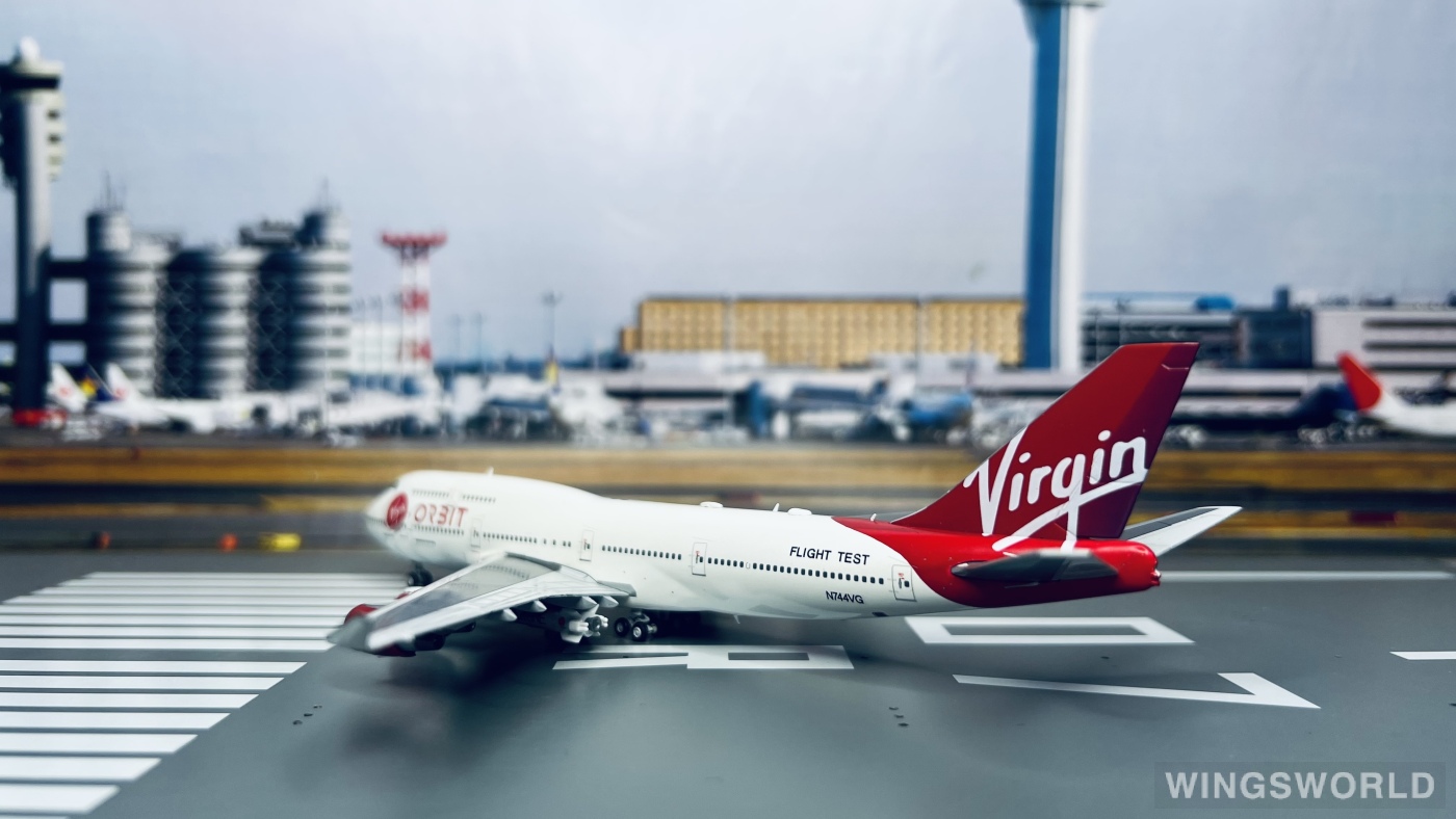 JC Wings 1:400 XX40036 Virgin Orbit Boeing 747-400 N744VG