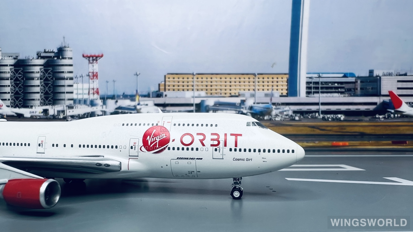 JC Wings 1:400 XX40036 Virgin Orbit Boeing 747-400 N744VG