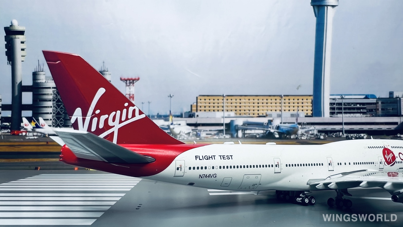 JC Wings 1:400 XX40036 Virgin Orbit Boeing 747-400 N744VG