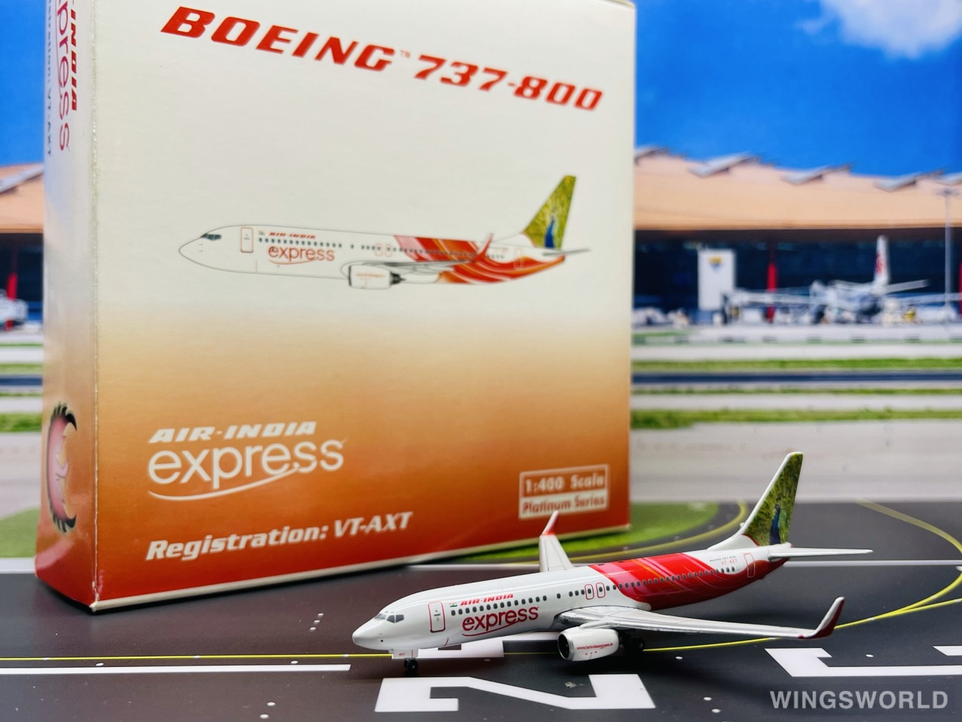 Phoenix 1:400 PH10231 Air India 印度航空 Boeing 737-800 VT-AXT