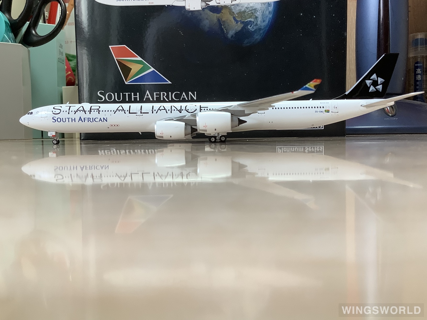 Phoenix 1:400 PH11744 South African Airways 南非航空 Airbus A340-600 ZS-SNC