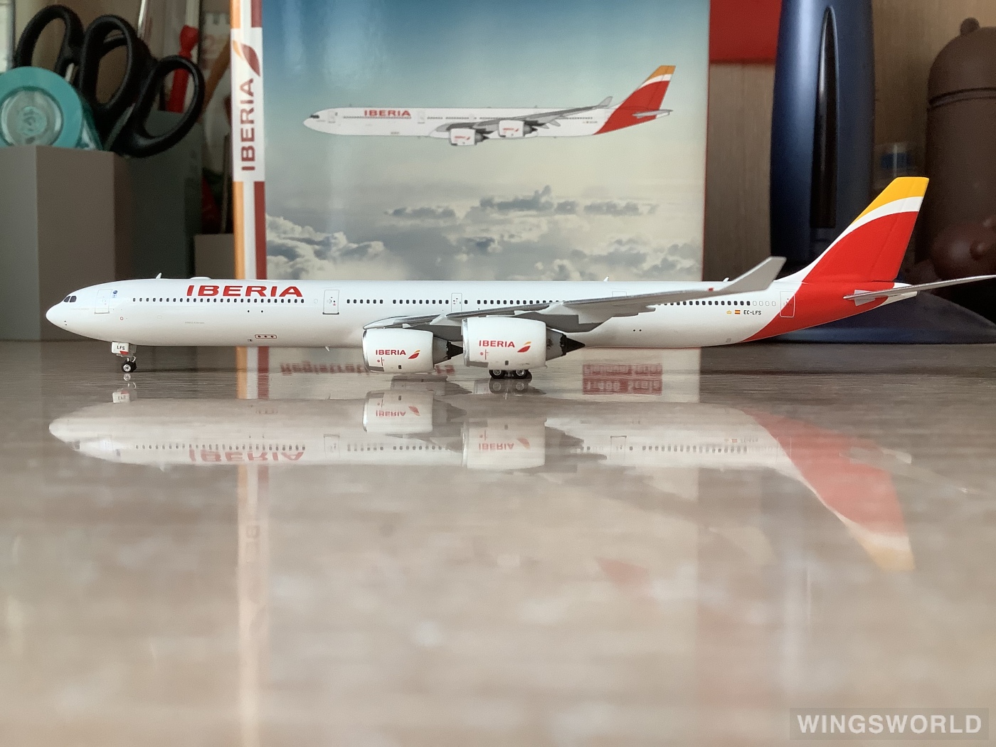 Phoenix 1:400 PH11730 Iberia 西班牙国家航空 Airbus A340-600 EC-LFS