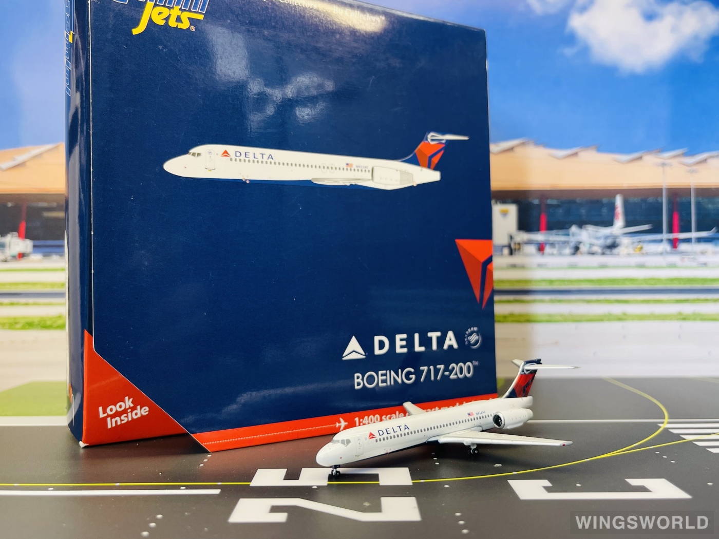 Geminijets 1:400 GJDAL1585 Delta Air Lines 达美航空 Boeing 717 N922AT