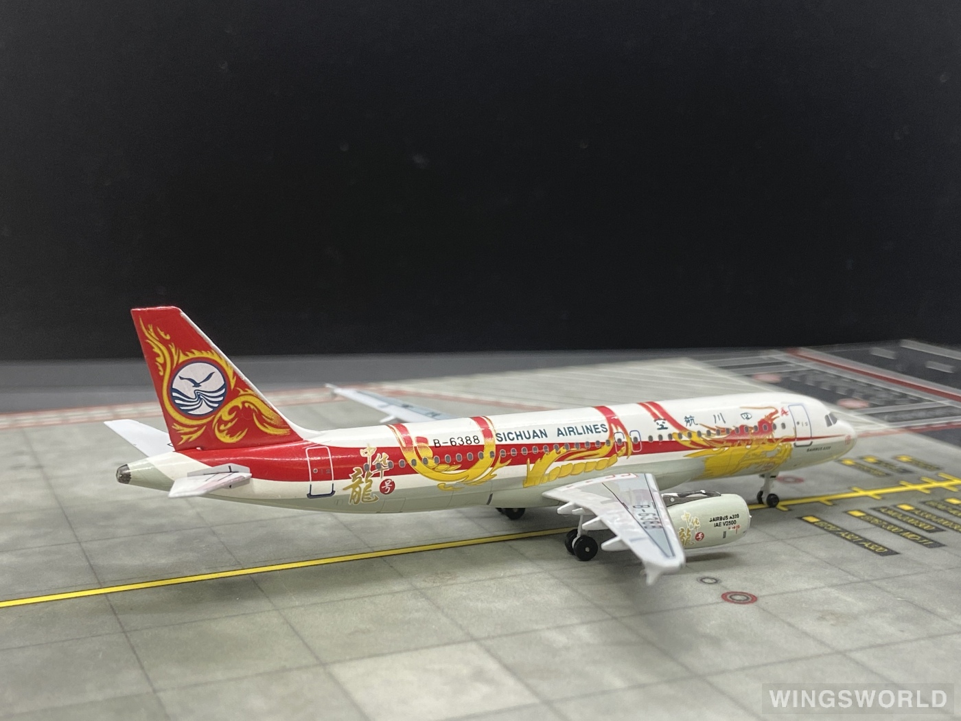 AeroClassics 1:400 ACB6388 Sichuan Airlines 四川航空 Airbus A320 B-6388