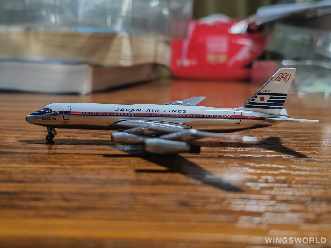 DeAGOSTINI 1:400 36 Japan Airlines 日本航空 Convair 880 JA8021