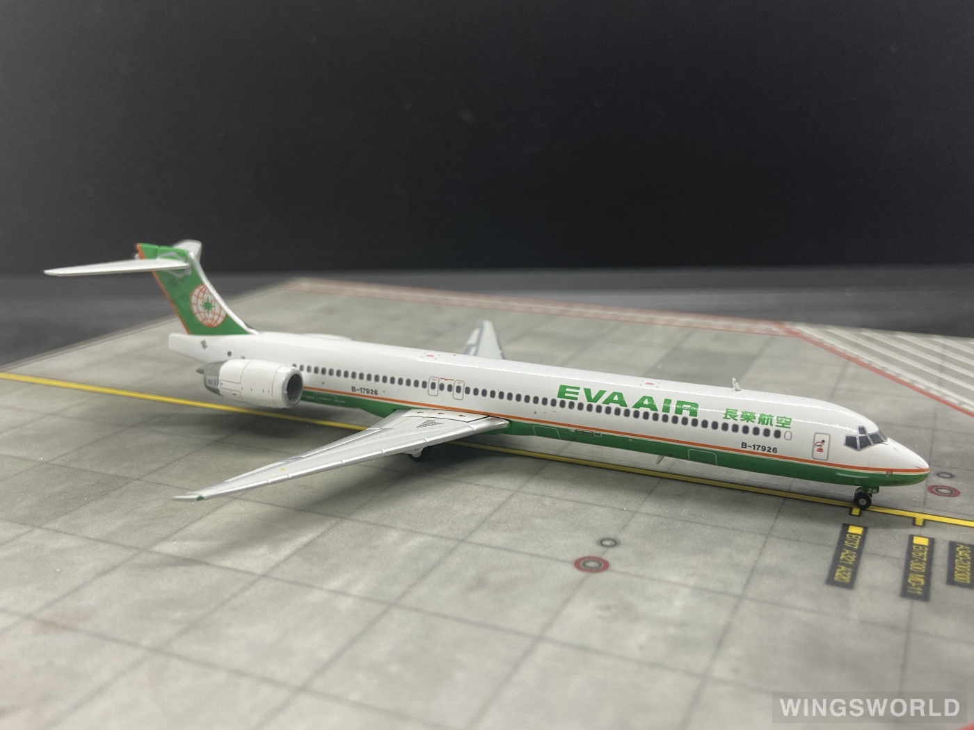 航空機・ヘリコプター 1/400 jc wings MD-11 EVA AIR MD-11 1:400 Diecast Model - JC Wings JC-JC4EVA181 - $46.95