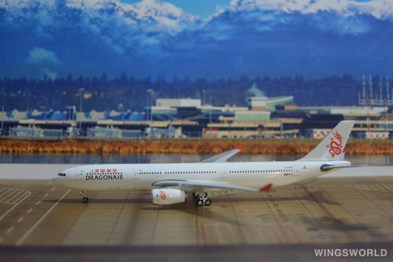 Phoenix 1:400 PH04352 Dragonair 港龙航空 Airbus A330-300 B-HYH