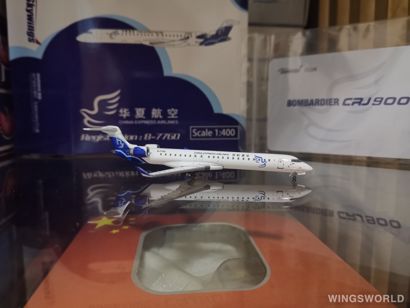 JC Wings 1:400 KD4083 China Express Airlines 华夏航空 Bombardier CRJ900 B-7760