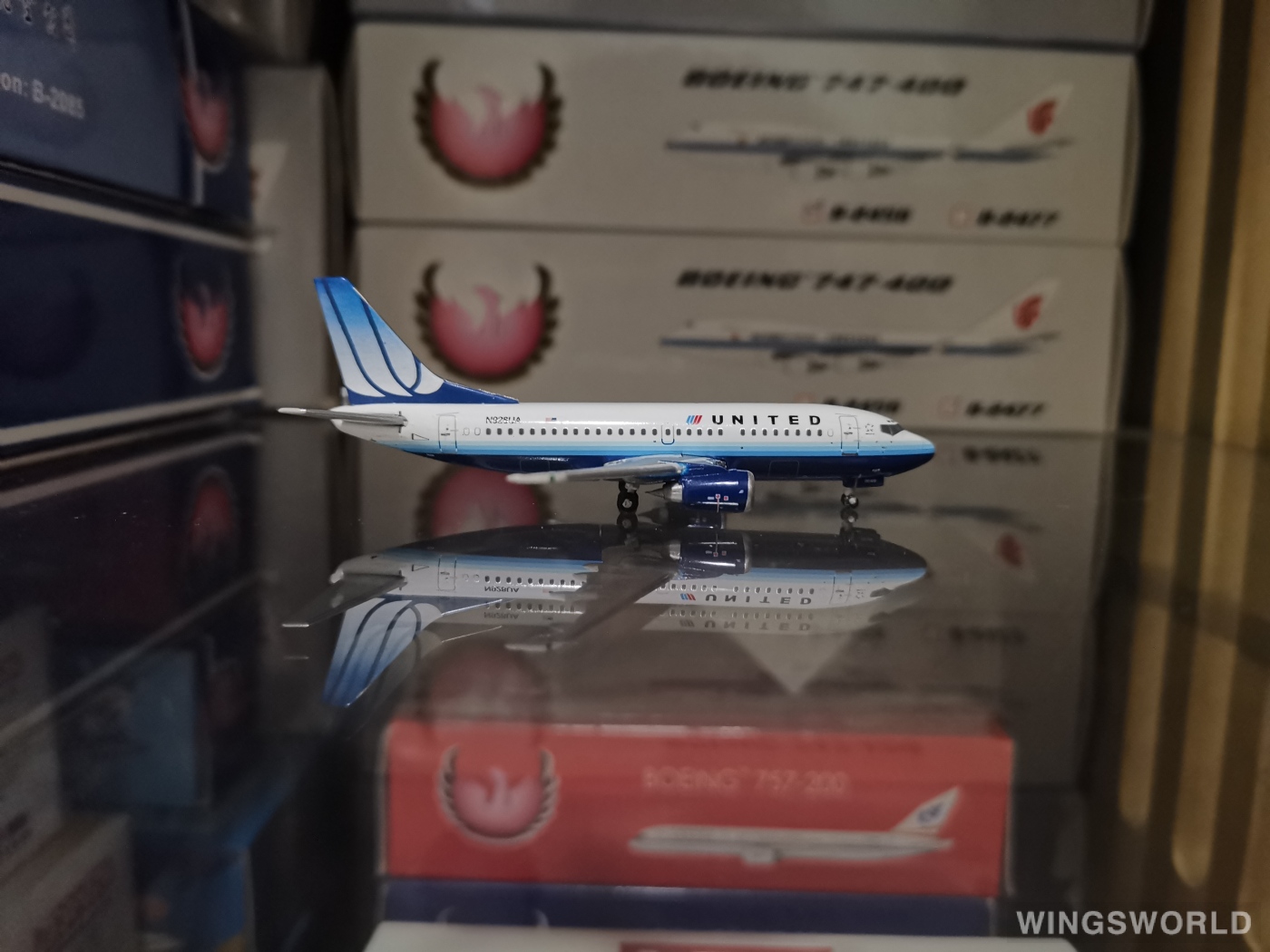 Geminijets 1:400 GJUAL423 United Airlines 美国联合航空 Boeing 737-500 N928UA