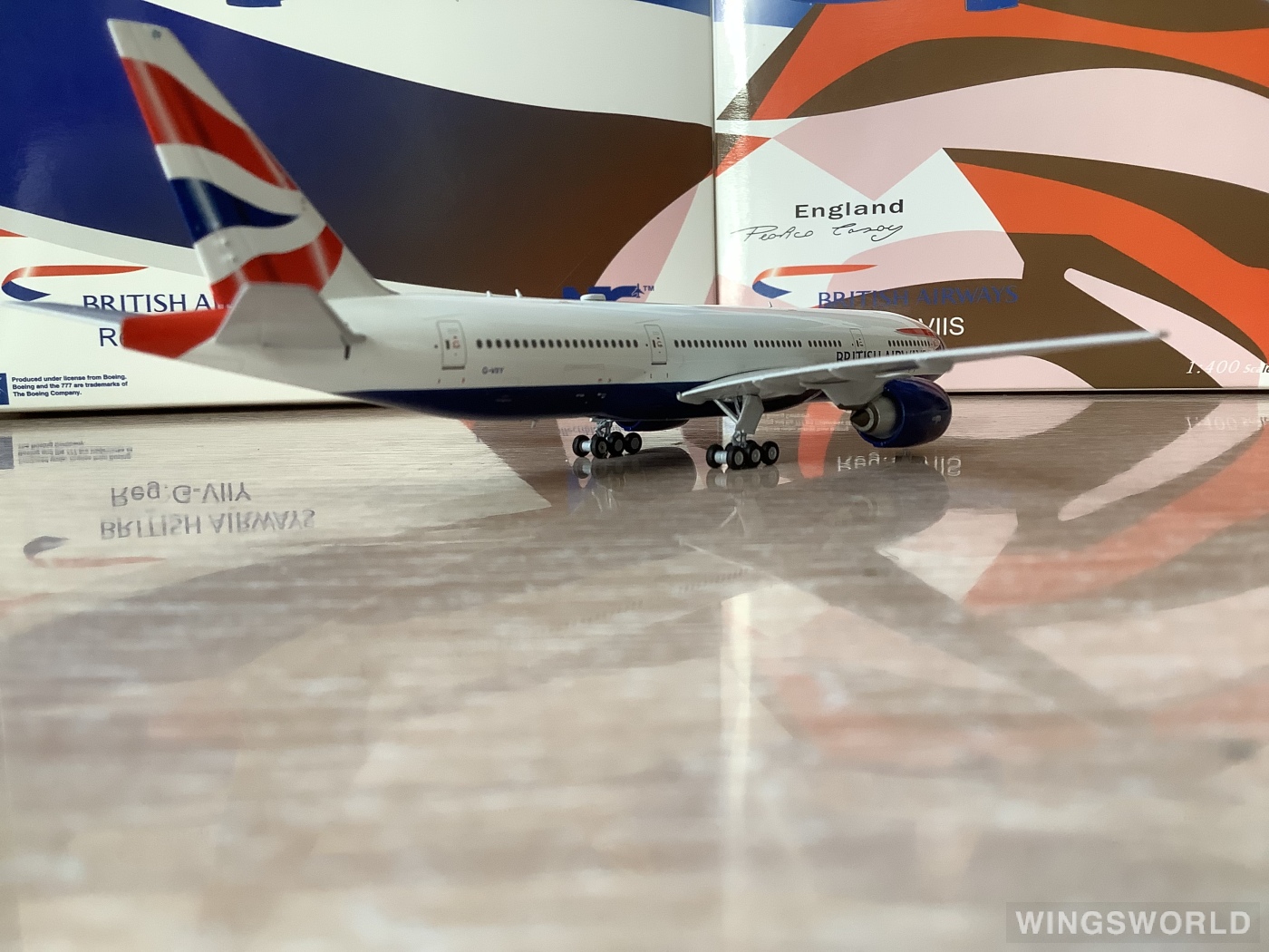 NGmodels 1:400 NG72008 British Airways 英国航空 Boeing 777-200 G-VIIY