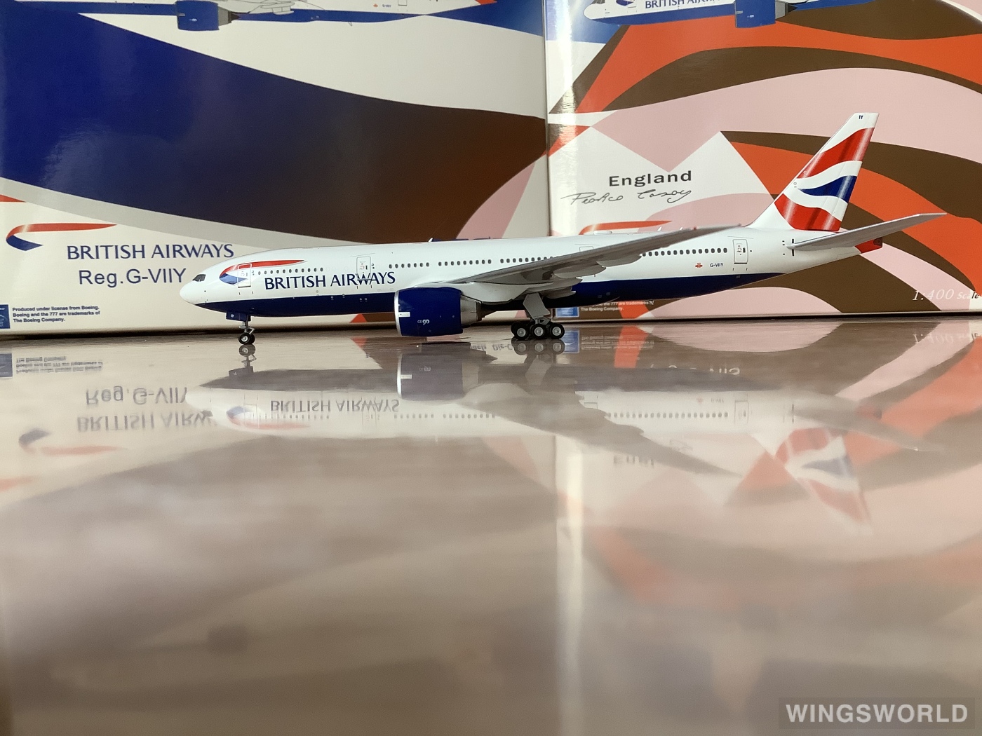 NGmodels 1:400 NG72008 British Airways 英国航空 Boeing 777-200 G-VIIY