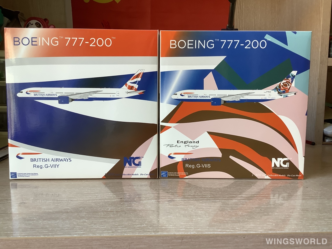 NGmodels 1:400 NG72008 British Airways 英国航空 Boeing 777-200 G-VIIY