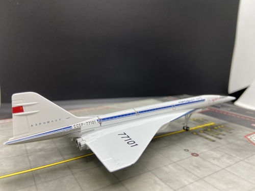 Aeroflot 俄罗斯航空 Tupolev TU-144 CCCP-77101  562775 Herpa 1:400