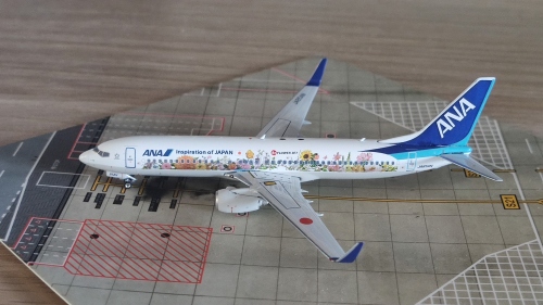 ANA 737-800 FLOWER JET 全日空 JA85AN ph 888649bcae214eaebbd25fe8bff055