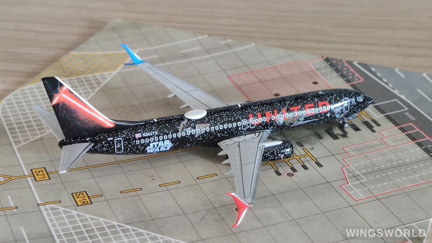 NGmodels 1:400 NG58133 United Airlines 美国联合航空 Boeing 737-800 N36272