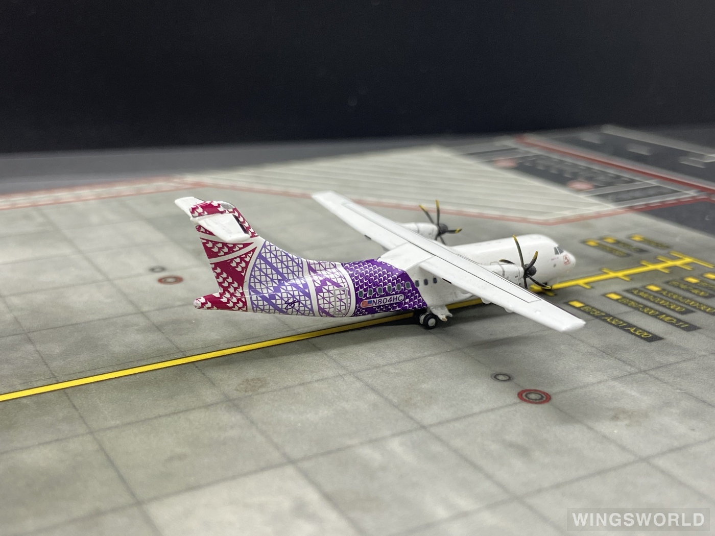 Geminijets 1:400 GJHAL1287 Hawaiian Airlines 夏威夷航空 ATR 42 N804HC