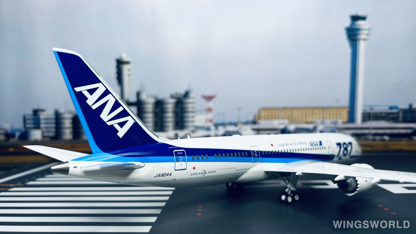 JFOX 1:200 Boeing 787-8 ANA 全日空JF-787-8-002 JA824A 787Logo