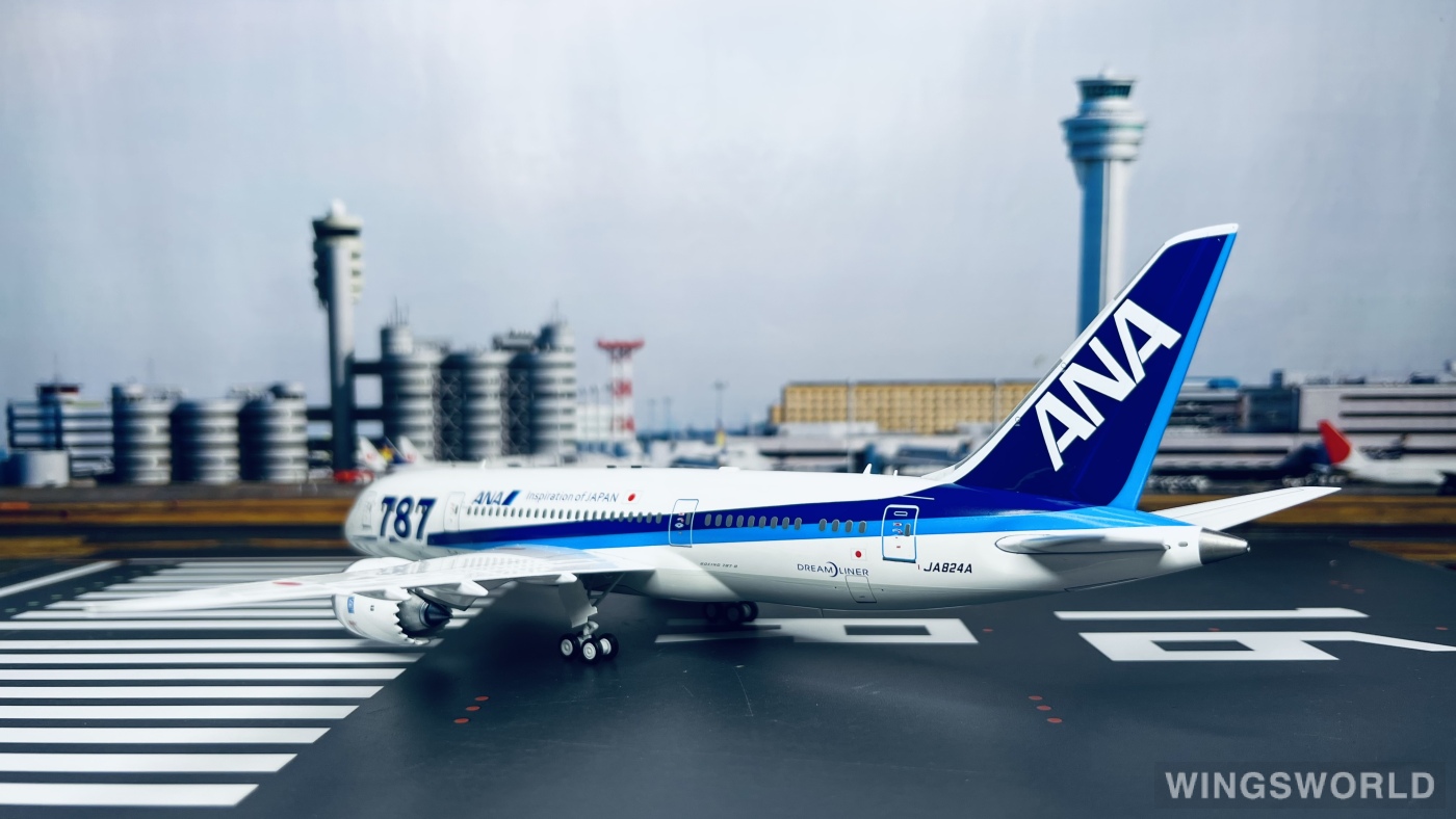 JFOX 1:200 Boeing 787-8 ANA 全日空JF-787-8-002 JA824A 787Logo