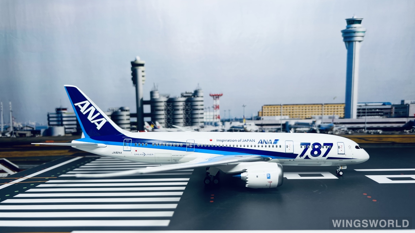 原油相場最終値下げ【新品】JFox 1/200 全日空 ANA 787-8 JA824A 航空機・ヘリコプター